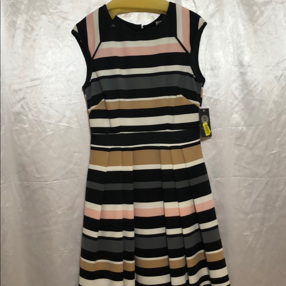 New Vince Camuto striped dress